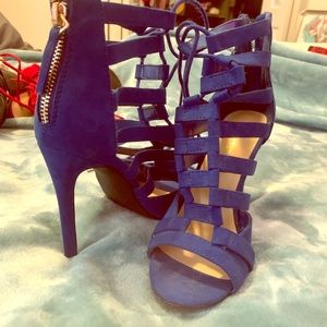 Blue heels 3 inch